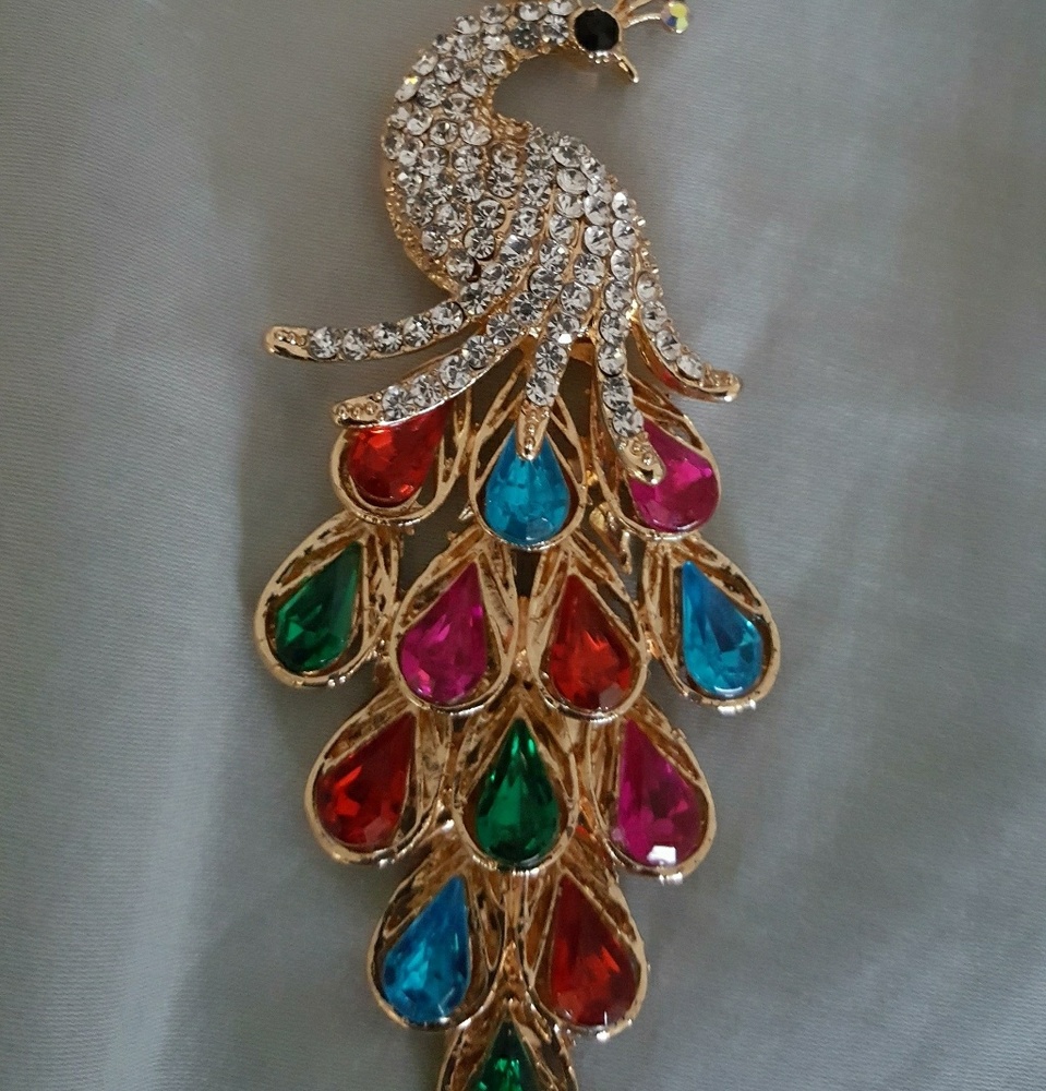 💍Peacock Gem Bag Charm 💍